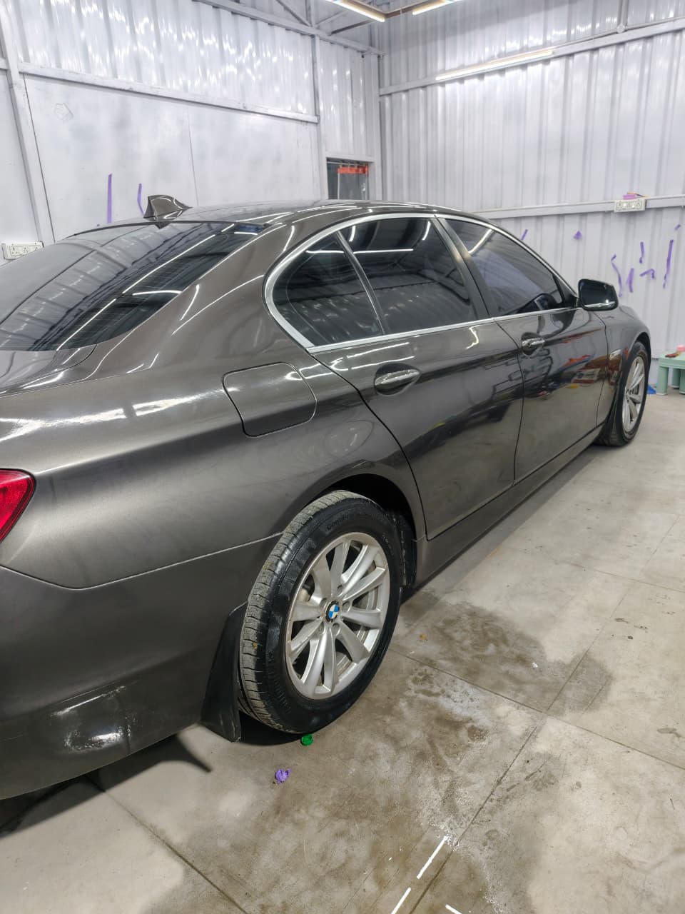 Grey Sedan Detailing